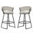 Upholstered Counter Stool With Metal Frame-825441720-825441726