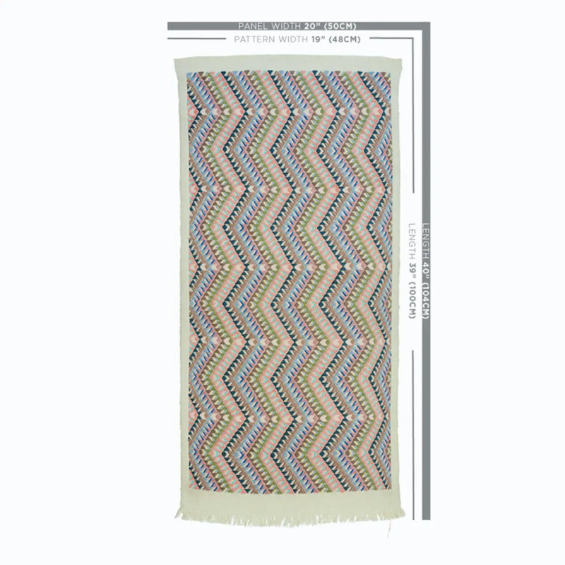 Tissu brocart Schumacher x A Rhum, Craie