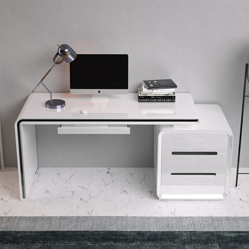 Bureau rotatif extensible 47,24 "Modern Minimalist, H 29,53 po x l 47,24 po x P 23,62 po