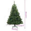  Artificial Christmas Tree with 150 LEDs Green PE and PVC-584376324-584376347