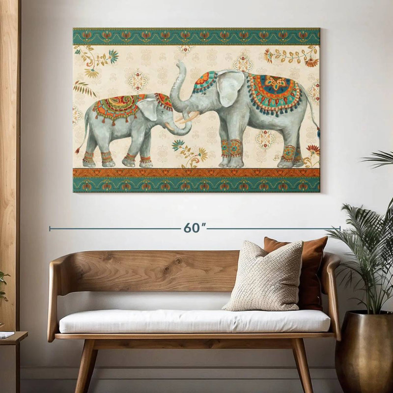 Brampt Elephant Walk I, 34" H x 51" W