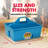 Little Giant DuraTote Plastic Box Organizer w/2 Compartments & Grip Handle, Teal-119971689