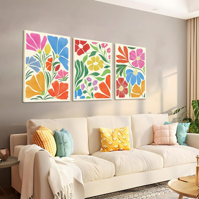 3 Piece Wrapped Canvas Wall Art