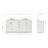 Freitas 73'' Solid Wood Double Bathroom Vanity in White with 1.5'' Pure White Quartz Top, Center, Rectangle Sink-1480194449-1576353341-1554055161