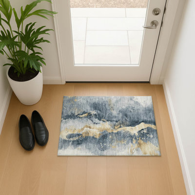 Premium Machine Washable Varroville AMF1712 Abstract Rug