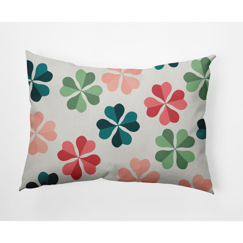Lucky Patch St. Patrick's Day Decorative Rectangular Pillow Cover & Insert, Ocean Abyss Green