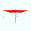 Parasol Taibah 120 avec contrepoids inclus-289777688