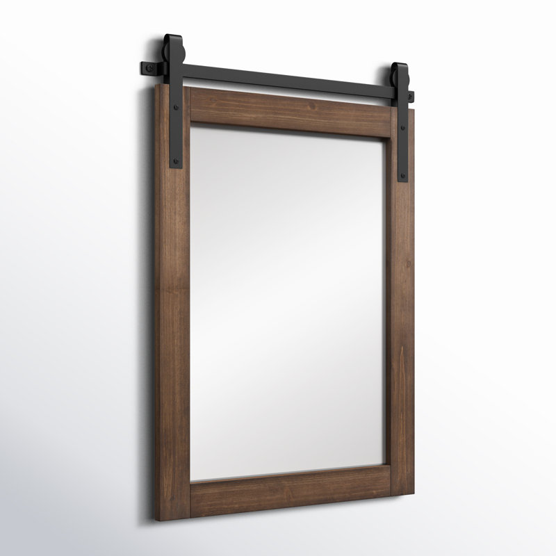Miroir Dayanah, 26,75 po x 19,5 po, Noyer brun