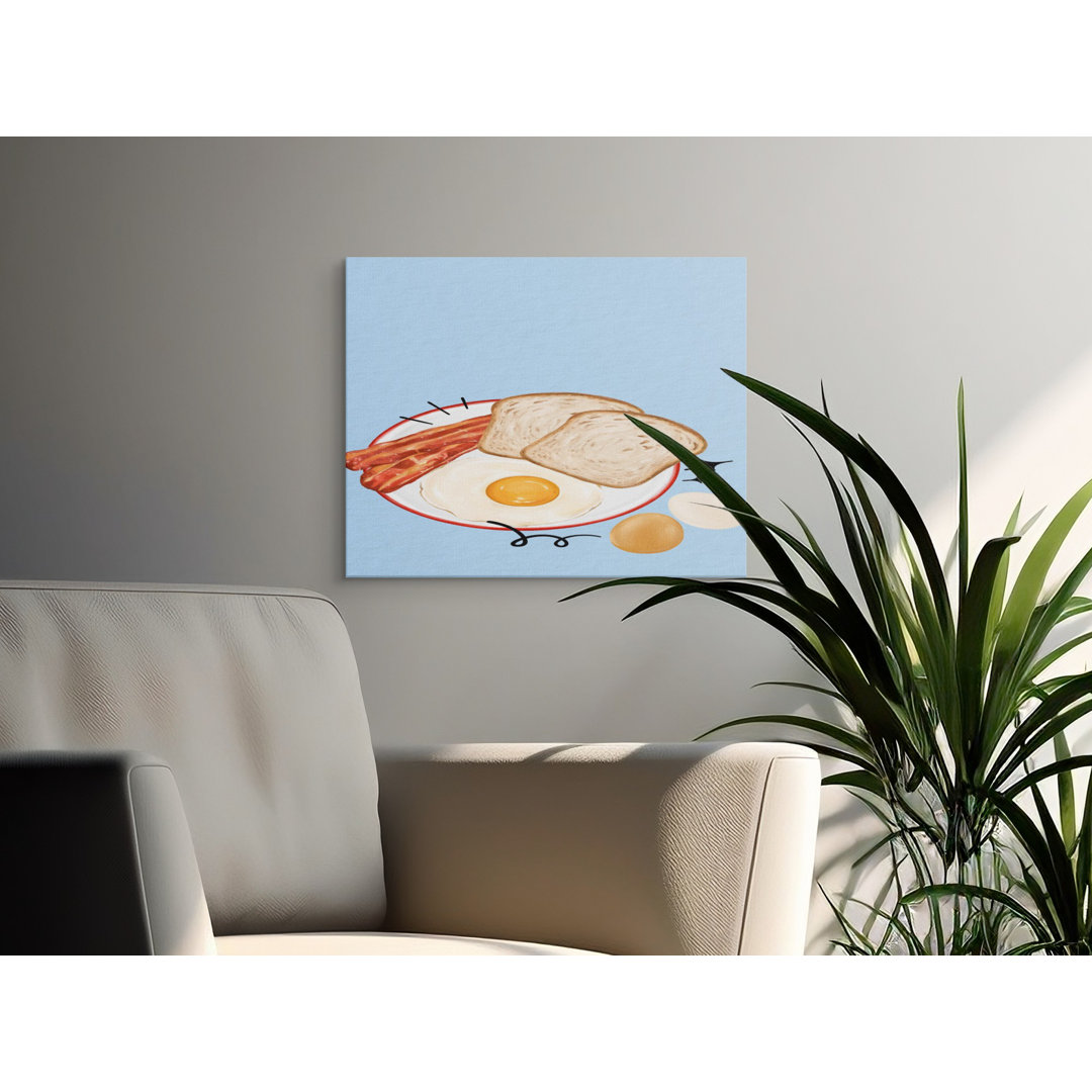 Whimsical Breakfast Bacon Egg Sandler