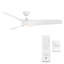 Ventilateur de plafond intelligent d'intérieur / extérieur à 3 pales Zephyr avec trousse d'éclairage à DEL sélectionnable 2700K-3000K-4000K-5000K et télécommande incluse-102751553-102751552