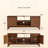 Dejesus 55" W Fluted TV Stand with Charging Station