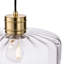 1 - Light Antique Brass Drum Pendant