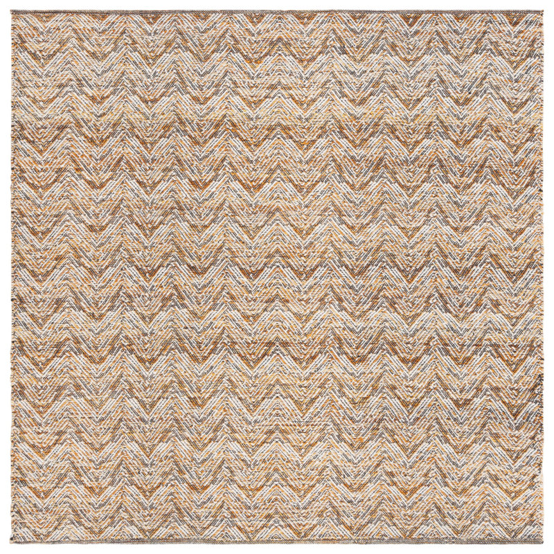 Tapis en laine Allyria, Carré 6 pi