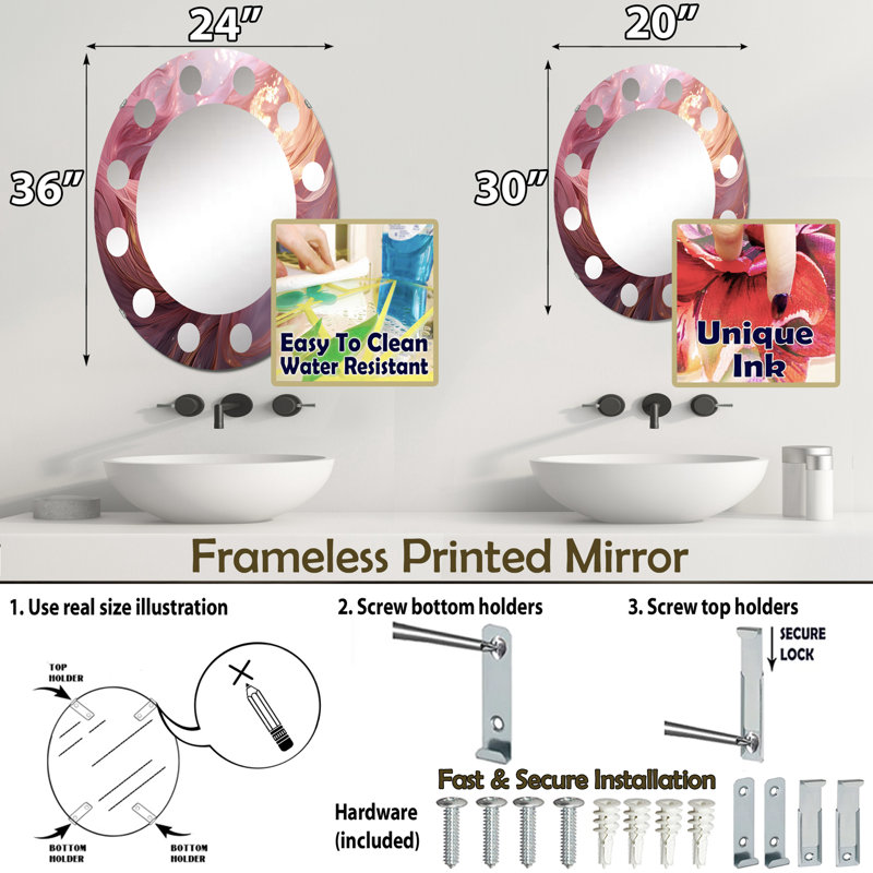 Miroir Endrich, 36 po x 24 po