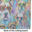 Boxer Hippie Dawg Glass Cutting Board Large
