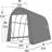 Round Style Shelter, Green Cover-9748795-9748753