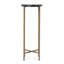 Nigella Marble and Cross Legs Side Table-346669259
