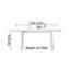 Table en bois massif multi-couches Durable Rock Slab-213794857