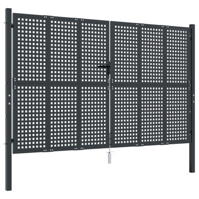 Ebern Designs Garden Gate Anthracite 