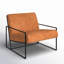 Fauteuil en cuir véritable Bo 29 po