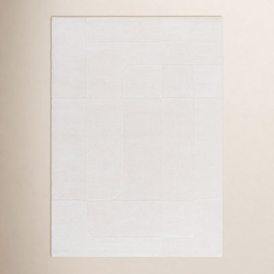 Kyrie Ivory Hand-Loomed Wool Rug