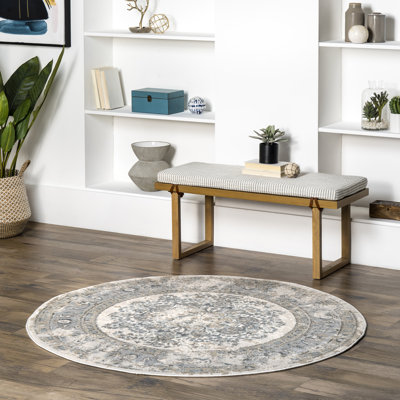 Tapis oriental argenté Andrus