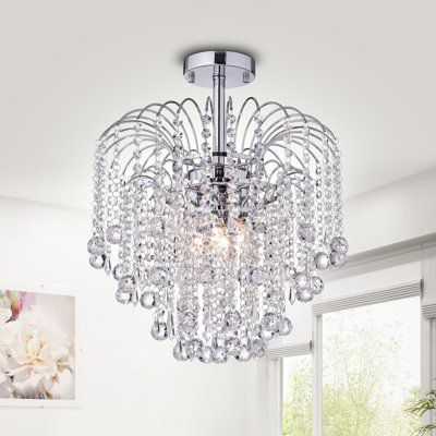 Minatare Crystal Flush Mount
