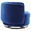 Chaise pivotante en velours Charles Emerald-1364120814