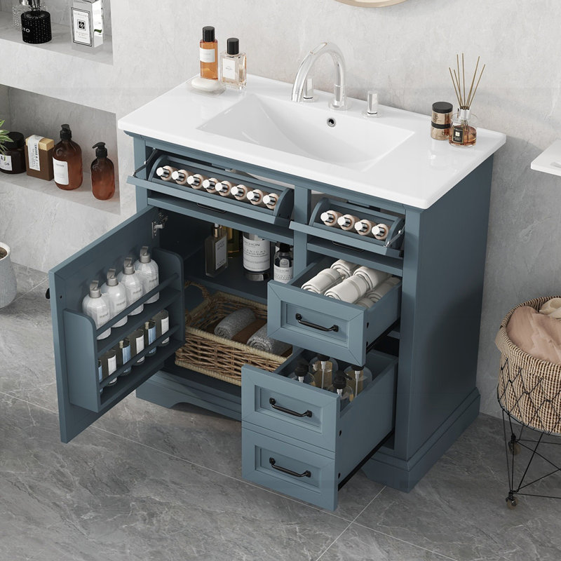 36" Bathroom Vanity with Sink