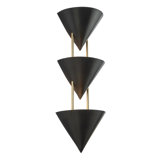 Versus 28-in Brass Wall Sconce