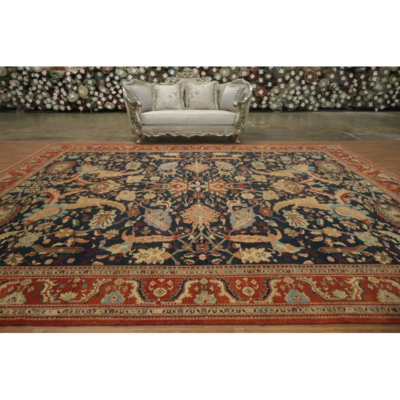 Tapis traditionnel de grande taille 14x16