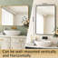 Miroir mural incassable en aluminium-331007412-331007416