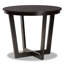 Ensemble de salle à manger 5 pièces Damijan en tissu gris et bois brun foncé, H 37,4 po x l 18,1 po x P 20,3 po