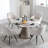 Modern Elegant Shell Dining Chair, Comfortable Accent  Swivel Chair- Soft Padded Seat, Ergonomic Design (Set of 4)-1853668515
