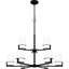 Ephemerine 9-Light Matte Black Chandelier-970898953