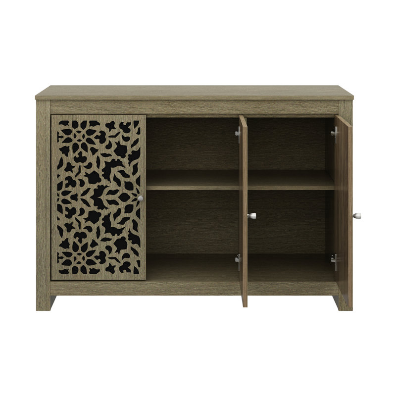 Buffet de 44,3 po de largeur Arrastia, Chêne gris café, Barli