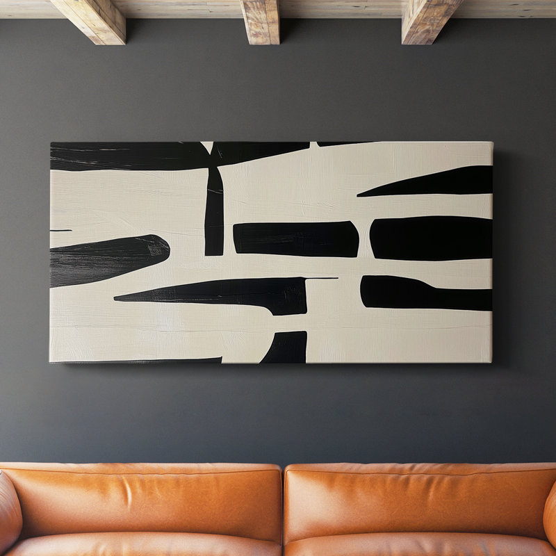 Abstract Series 8 #II-Gallery Wrapped Canvas, 20" H x 40" W