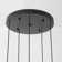 5 - Light  Dimmable Cluster Pendant Crystal Globe Chandelier