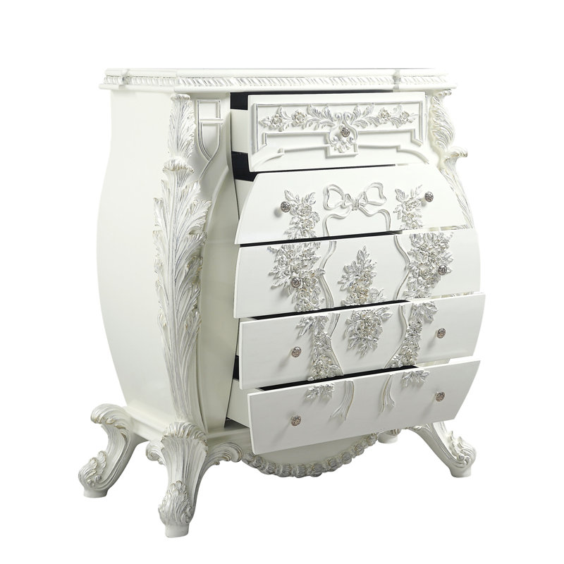 Commode blanche antique Vanaheim