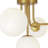 5-Light Symmetrical Frosted Glass Semi-flush Mount-408290772