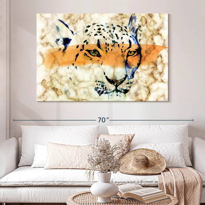 Brampt Leopard Magic, 34" H x 51" W