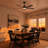 52" Black Ceiling Fan With Light Dimmable 3Cct Quiet Reversible Motor Remote Control (Set Of 2)-1579032725-1579032720