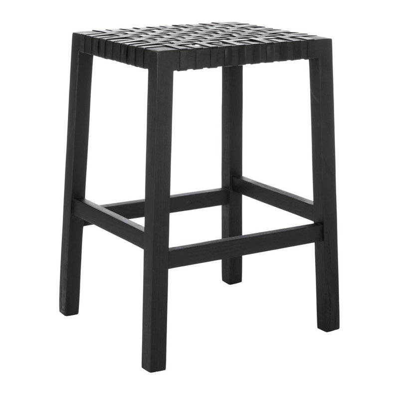 Tabouret Ahkeem, Noir