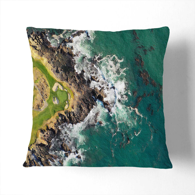Square Throw Cushion, Stone, 55cm H x 55cm W x 20cm D