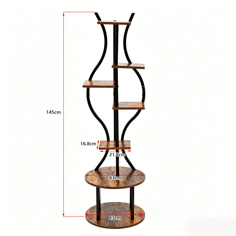 Iron 7 Tier Plant Stand