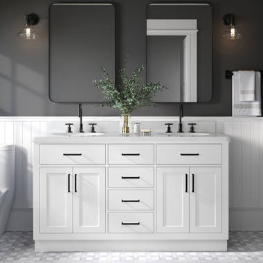 The Free Standing Bliss Vanity  Double Sink Vanity – Reluxeliving