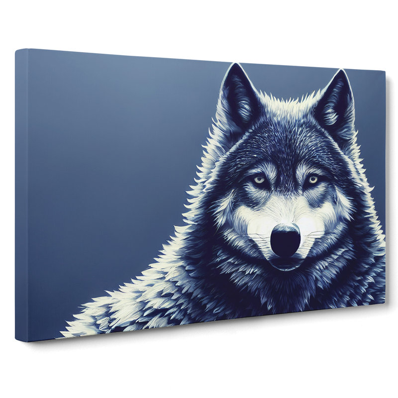 Wolf Portrait Vol.6 - Wrapped Canvas