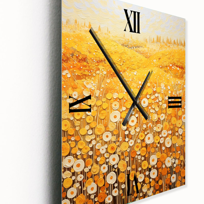 Danaiya - Fleur très horloges murales, Très grand