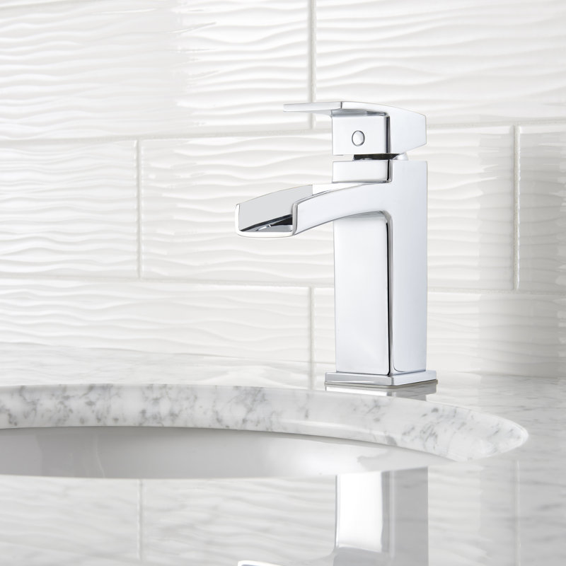 Kenzo Polished Chrome Single Control Bathroom Faucet