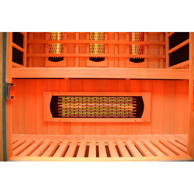 Vidalux Premier 3 Person Full Spectrum Infrared Sauna With Complete Heat